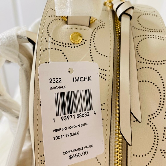 New💃Coach Jordyn Backpack In Signature Leather - Picture 11 of 12